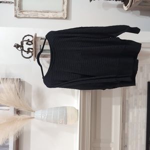 Anthropologie black dolman sweater